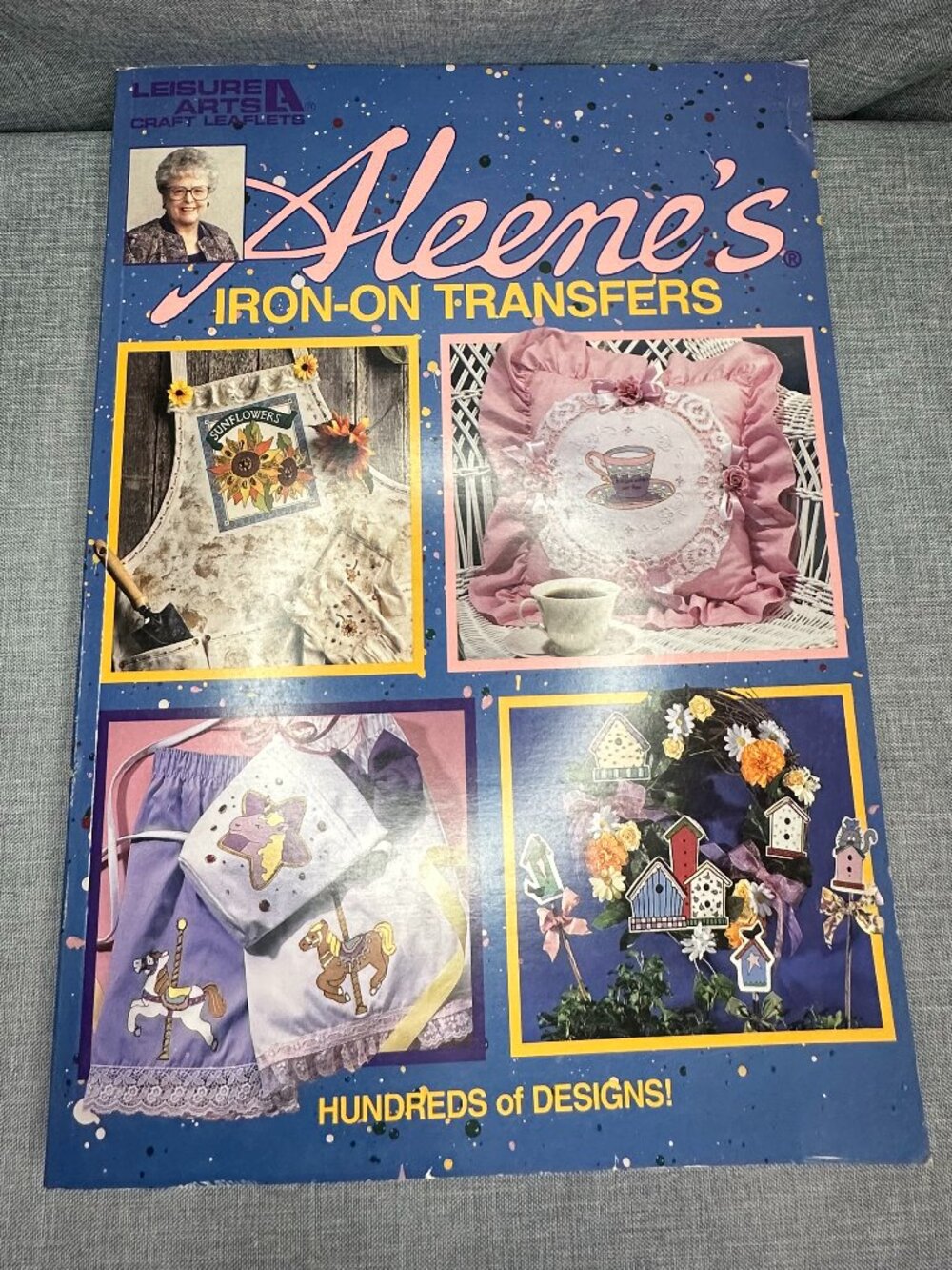 NOS Aleene's IRON-ON TRANSFERS By Leisure Arts 1996